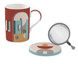 Kubek 350ml z zaparzaczem Illusion