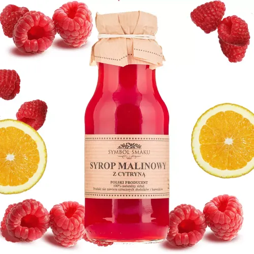 Syrop malinowy z cytryną 250 ml