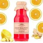 Syrop malinowy z cytryną i imbirem 250 ml 