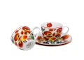 Filiżanki espresso ze spodkami 110 ml komplet 2 szt. ŁOWICZ (3).webp