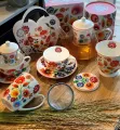 Filiżanki espresso ze spodkami 110 ml komplet 2 szt. ŁOWICZ.webp