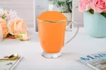 Kubek do herbaty 325 ml z zaparzaczem  Orange