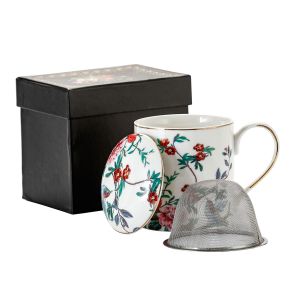 Kubek do herbaty 360ml z zaparzaczem  