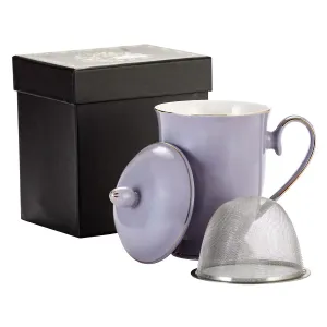 Kubek do herbaty 325 ml z zaparzaczem  Fiolet