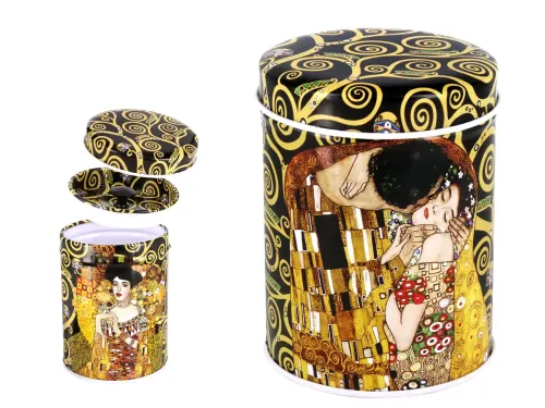 Pojemnik Puszka na herbatę kawę cukier Klimt