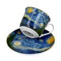 Filiżanka jumbo ze spodkiem 400 ml Gwiaździsta noc V. Van Gogh