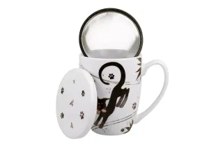 Kubek z zaparzaczem 350 ml CHARMING CATS