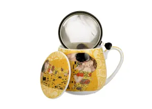 Kubek z zaparzaczem - G. Klimt, Pocałunek