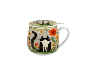 Kubek z zaparzaczem 430 ml Koci Świat - ŁĄKA