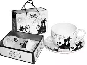 Filiżanka ze spodkiem - Koci świat 