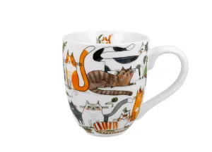 Kubek XXL Koci Świat LENIWE KOTY