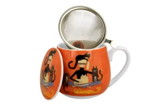 Kubek z sitkiem Koci Świat - CINDY I KOTY