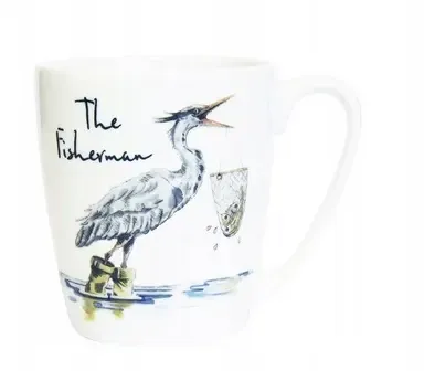 KUBEK PORCELANOWY Churchill - Czapla - The Fisherman.webp