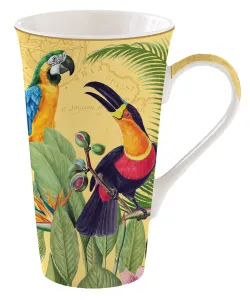 Kubek porcelanowy EXOTIC PARADISE Papugi  600 ml 