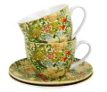 Kpl. 2 filiżanek ze spodkiem GOLDEN LILLY W.Morris porcelana 250 ml (5).webp