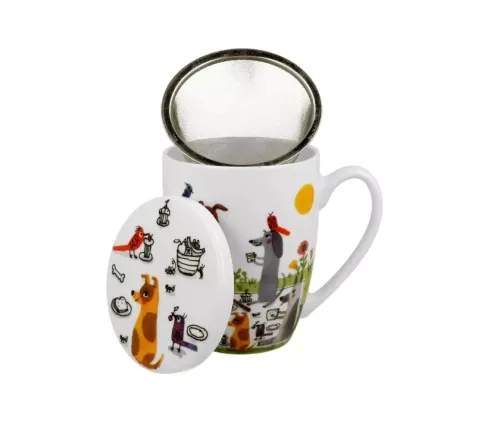 Kubek z zaparzaczem Psi Świat PSI PIKNIK (3).webp