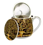 Kubek baryłka z zaparzaczem 430 ml Drzewo życia Gustav Klimt