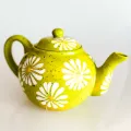 Czajnik z podgrzewaczem 1,2 L seledyn margerytki (1).webp