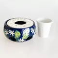 Czajnik z podgrzewaczem 1,2 L Granatowy kwiat (1).webp