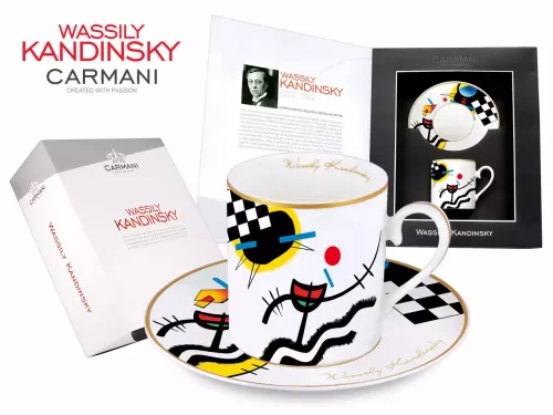 Filiżanka ze spodkiem - Wassily Kandinsky. Contrasting sounds1924r.webp