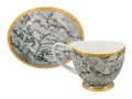 Filiżanka Big Vanessa - V. van Gogh, Kwitnący Migdałowiec, srebrny (CARMANI) 1.webp