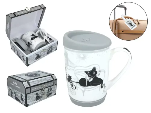 Kubek - Travelling Cats, Londyn (CARMANI).webp