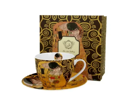 Filiżanka ze spodkiem Pocałunek - Klimt (2).webp