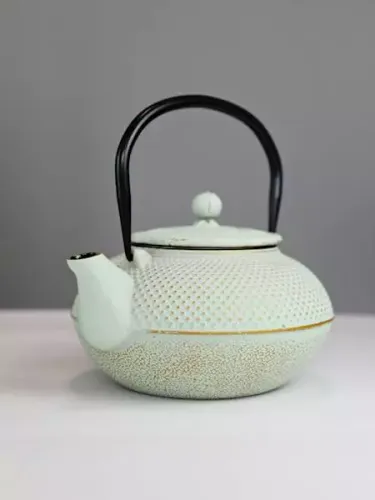 Żeliwny dzbanek zaparzacz 1,5L GIFT ONE Miętowy