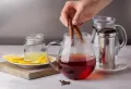 Dzbanek szklany 1300 ml z zaparzaczem