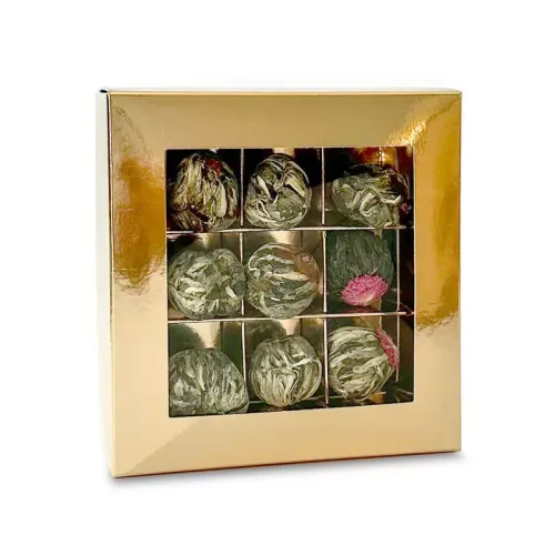 Zestaw herbat kwitnących 9 szt. w pudełku na prezent.webp